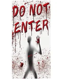 Spirit Halloween Bloody Window Decorations - 2 Pack