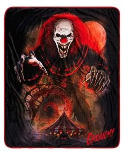 Spirit Halloween Crouchy Fleece Blanket