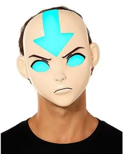 Spirit Halloween Light-Up Aang Half Mask - Avatar: The Last Airbender