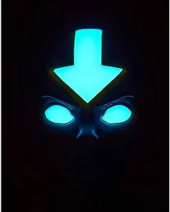 Spirit Halloween Light-Up Aang Half Mask - Avatar: The Last Airbender -Spirit Halloween Boutique 01603786 e