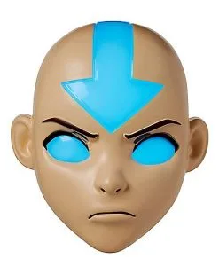 Spirit Halloween Light-Up Aang Half Mask - Avatar: The Last Airbender -Spirit Halloween Boutique 01603786 f