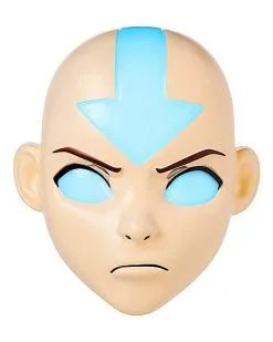 Spirit Halloween Light-Up Aang Half Mask - Avatar: The Last Airbender -Spirit Halloween Boutique 01603786 g