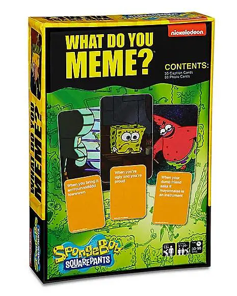 Spirit Halloween What Do You Meme SpongeBob Expansion Pack 4 Spirit Halloween What Do You Meme SpongeBob Expansion Pack - Image 2