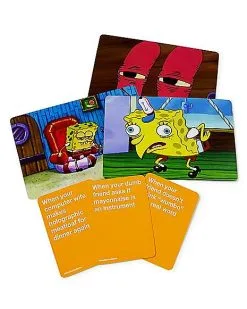 Spirit Halloween What Do You Meme SpongeBob Expansion Pack 8 Spirit Halloween What Do You Meme SpongeBob Expansion Pack -Spirit Halloween Boutique 03600129 c