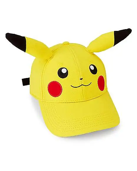 Spirit Halloween 3D Pikachu Ears Dad Hat - Pokemon 3 Spirit Halloween 3D Pikachu Ears Dad Hat - Pokemon