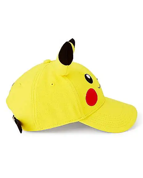 Spirit Halloween 3D Pikachu Ears Dad Hat - Pokemon 4 Spirit Halloween 3D Pikachu Ears Dad Hat - Pokemon - Image 2