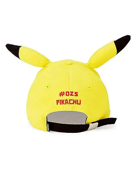 Spirit Halloween 3D Pikachu Ears Dad Hat - Pokemon 5 Spirit Halloween 3D Pikachu Ears Dad Hat - Pokemon - Image 3