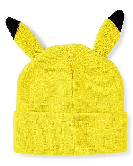 Spirit Halloween 3D Pikachu Cuff Beanie Hat - Pokemon 4 Spirit Halloween 3D Pikachu Cuff Beanie Hat - Pokemon - Image 2