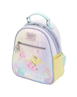 Spirit Halloween Loungefly Pastel Jellyfish Mini Backpack - SpongeBob SquarePants -Spirit Halloween Boutique 03915261 c