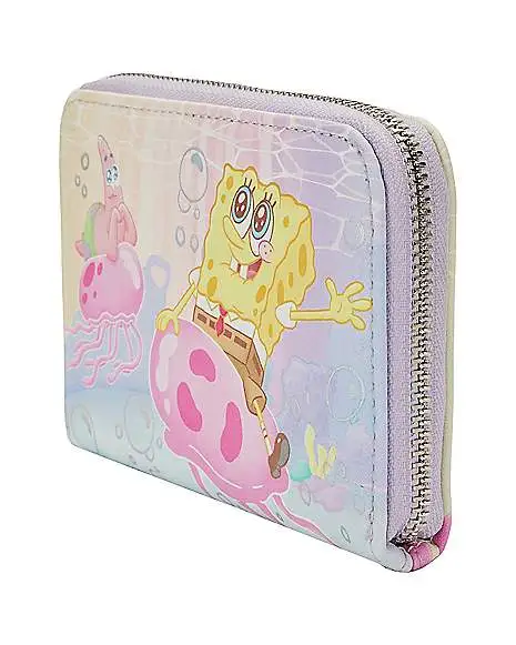 Spirit Halloween Loungefly Pastel Jellyfish Zip Wallet - SpongeBob SquarePants 7 Spirit Halloween Loungefly Pastel Jellyfish Zip Wallet - SpongeBob SquarePants - Image 5