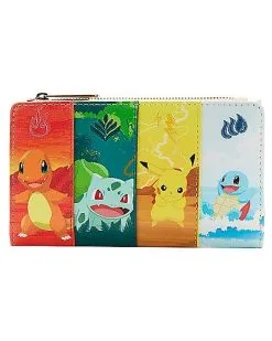 Spirit Halloween Loungefly Elements Pokemon Bifold Wallet