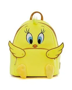 Spirit Halloween Loungefly Tweety Plush Mini Backpack - Looney Tunes