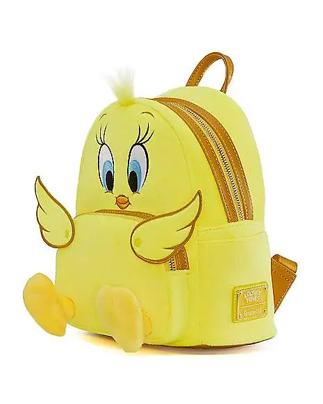 Spirit Halloween Loungefly Tweety Plush Mini Backpack - Looney Tunes 4 Spirit Halloween Loungefly Tweety Plush Mini Backpack - Looney Tunes - Image 2